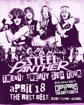 Steel Panther Coming To East Moline's Rust Belt This Weekend