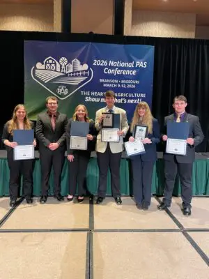 Western Illinois Agriculture Students Earn National Honors at PAS Conference