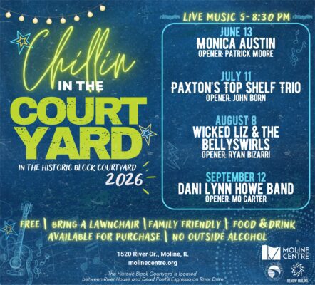 Moline Centre Announces Full 2026 Event Lineup at the Historic Block Courtyard in Downtown Moline