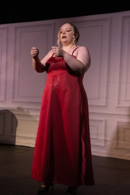 Maddy Baez sings the letter aria from Verdi's "Macbeth" in "Master Class."