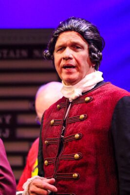 Kevin Pieper as Richard Henry Lee in the new "1776" at Music Guild.