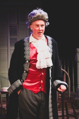 Jake Walker as the conservative Pennsylvania delegate John Dickinson.