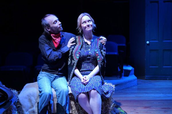 Jacob Lund and Sally Hamer in "The Rainmaker" at Richmond Hill, Geneseo.