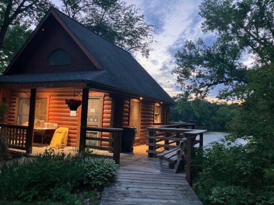 The building housing Timber Lake Playhouse's offices. (photo by Jonathan Turner)